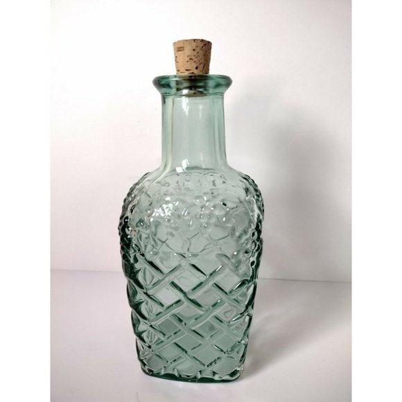 Green Glass Decanter - Picture 3 of 6